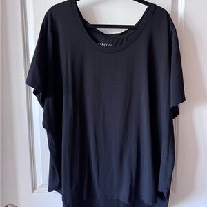 Ava & Viv Classic Black Short Sleeve Tee